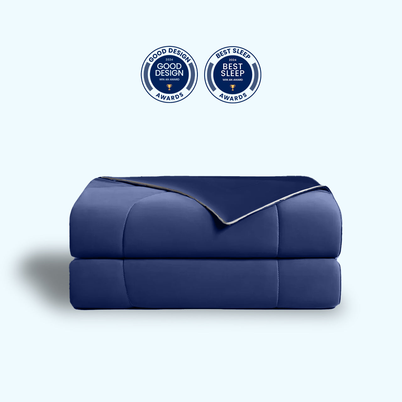 BlueCool™ Cooling Comforter-Navy Blue