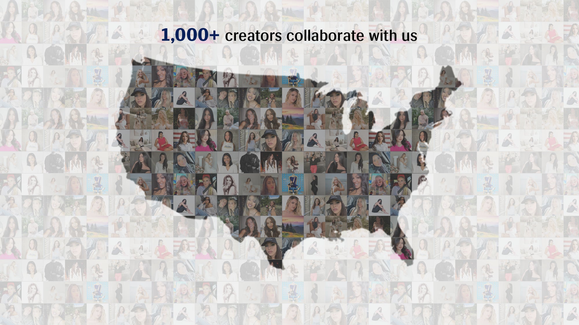 APSMILE Cooperative Darling Map: 1000+ famous darlings' avatars make up the map, showing the brand's strong content creator cooperation ecology.