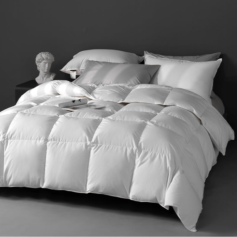 APSMILE Goose Feathers outlet Down Comforter King Size Luxurious All Seasons Duvet